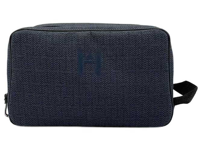 Hermès Hermes Navy Clutch Bag Navy blue Cloth  ref.1489297