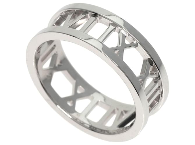 Tiffany & Co Tiffany Atlas Band Ring in 18K White Gold  ref.1489328