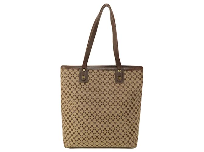 Céline Celine Macadam Tote Bag Brown Cloth  ref.1489345