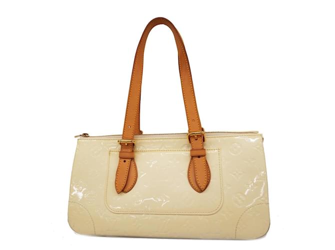 Sac à main Louis Vuitton Vernis Rosewood Avenue M93508 Blanc  ref.1489523