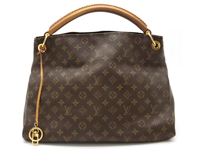 Louis Vuitton Monogram Artsy MM Tote Bag Schwarz Monogramm Lackleder  ref.1489549