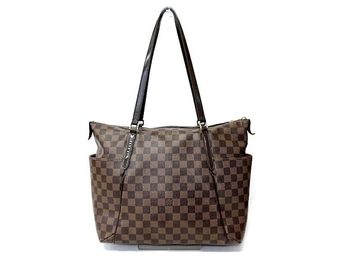 Sac à main Louis Vuitton Damier Totally MM Plastique Marron  ref.1489852