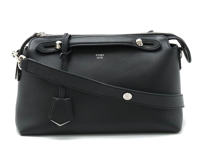 Fendi By The Way Medium Handbag Black Leather  ref.1489999