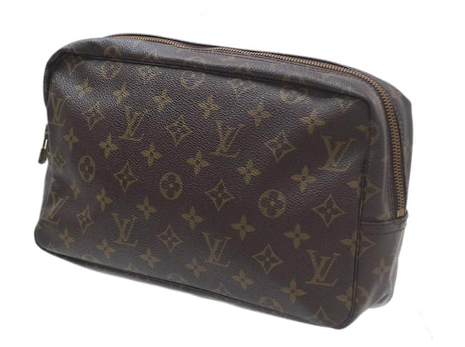 Louis Vuitton Monogram Truss Toilette 28 Bag Brown Patent leather  ref.1490016