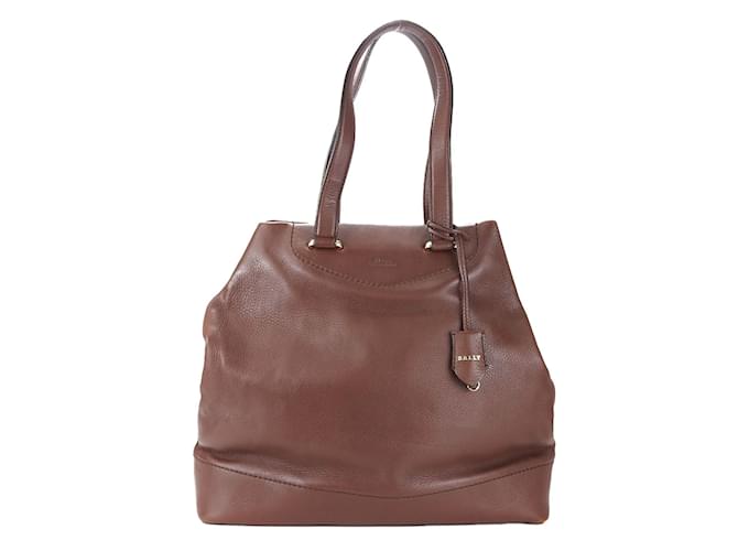 Bally Brown Leather Tote Bag  ref.1490059