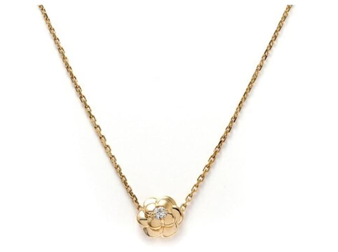 Chanel Camellia K18YG Gelbgoldkette Golden Gelbes Gold  ref.1490158