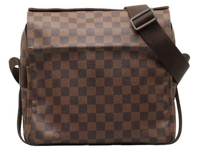 Borsa a Spalla Damier Naviglio Louis Vuitton Marrone