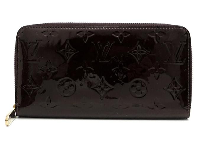 Louis Vuitton Zippy Wallet in Amarante Dark red Purple Patent leather  ref.1490326