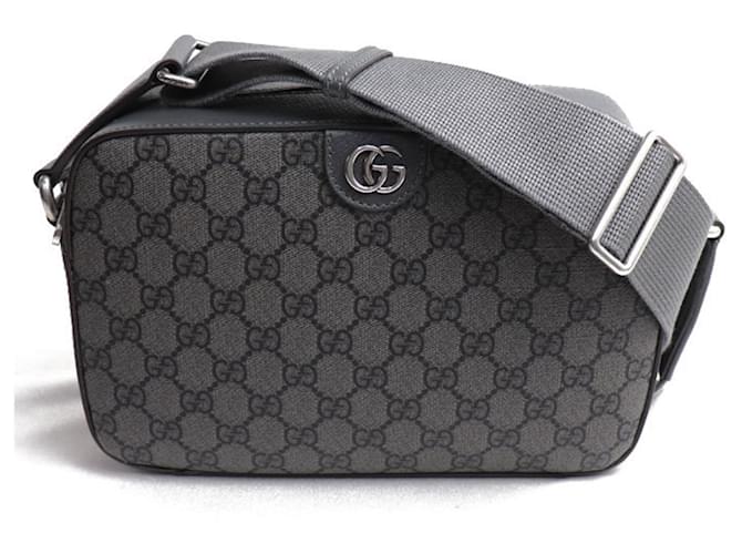 Borsa a Spalla Media Ophidia di GUCCI Marrone Tela  ref.1490450