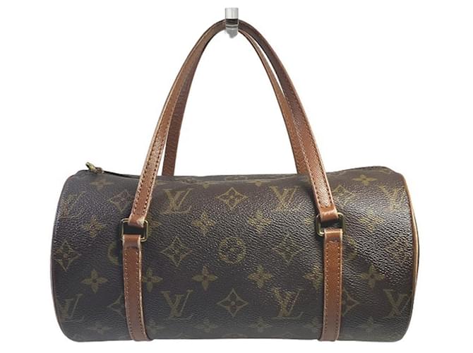 Borsa Louis Vuitton Monogram Old Papillon 26 Marrone Plastica  ref.1490540