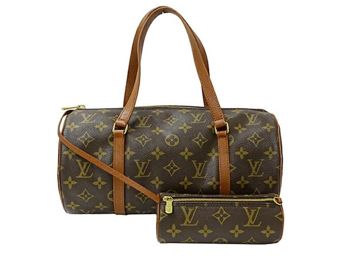 Sac à main Louis Vuitton Monogram Papillon 30 Cuir vernis Monogramme  ref.1490710