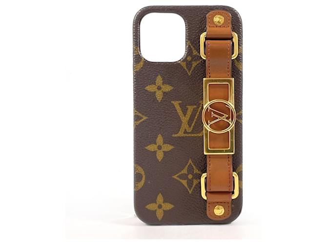 Louis Vuitton Bumper Dauphine iPhone Case Brown Monogram Patent leather  ref.1490760