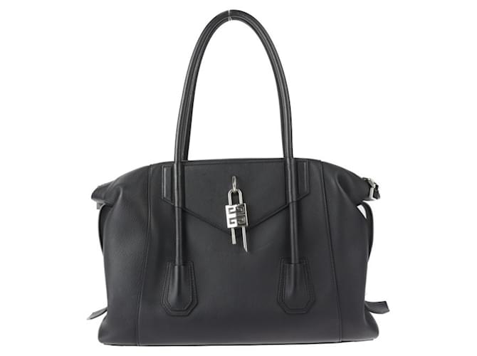 Givenchy Antigona Soft Rock Medium Tote Bag Black Leather  ref.1490909