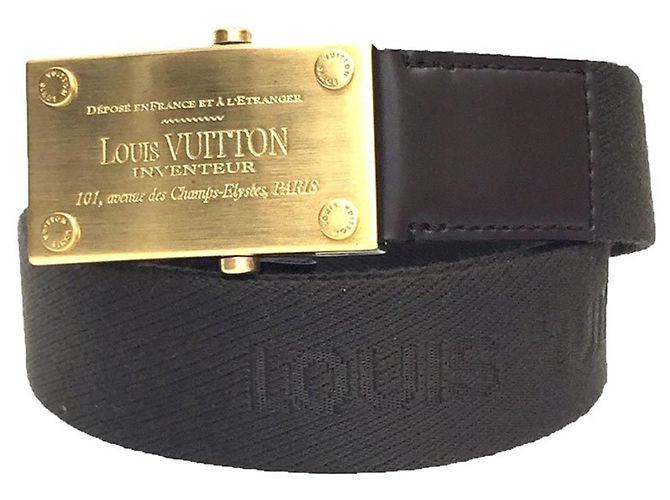 Cinturón Santur Bengal Louis Vuitton Castaño