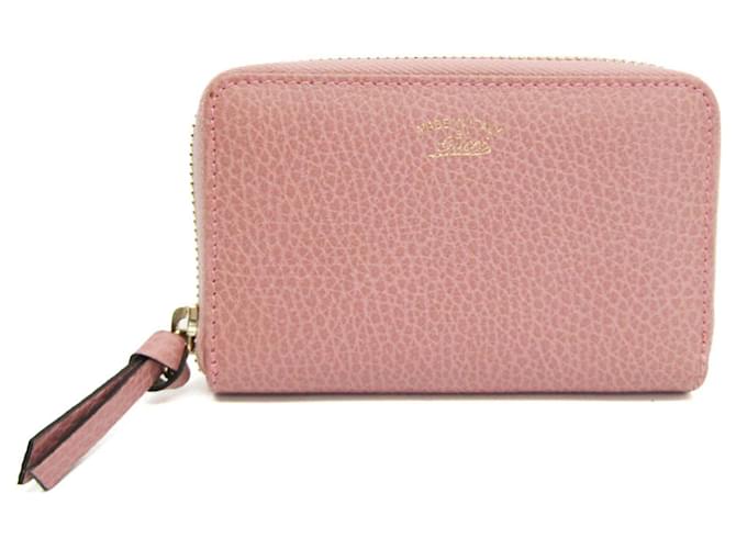 Gucci Women's Leather Card Wallet in Pink  ref.1491064