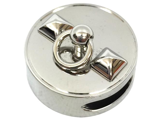 Hermès Hermes Twilly Collier de Chien Scarf Ring Silvery  ref.1491374
