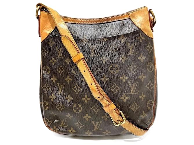 Louis Vuitton Monogram Odeon PM Schultertasche Braun Monogramm  