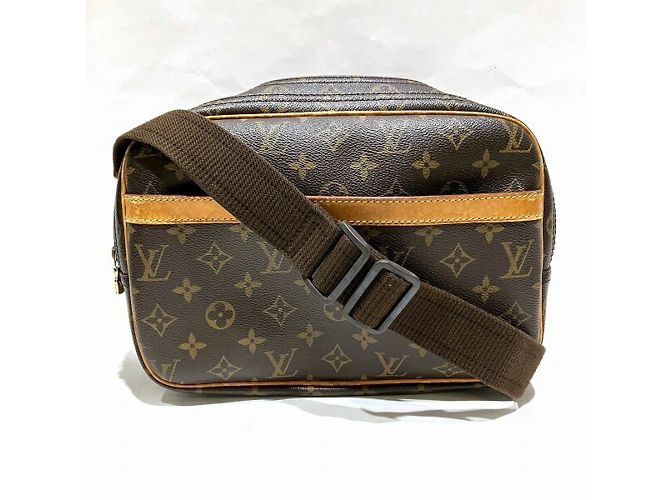 Schultertasche Reporter PM M45254 Monogramm Louis Vuitton Braun 