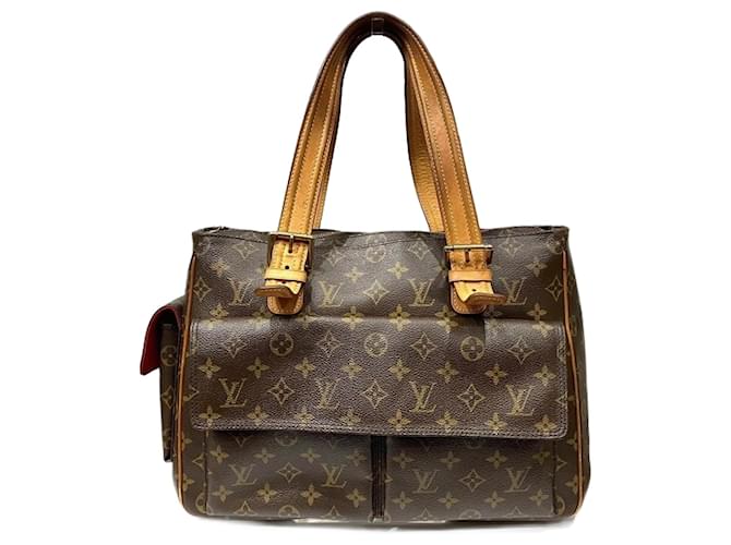 Louis Vuitton Monogram Multiplicite Tote Bag Brown Plastic  ref.1491628