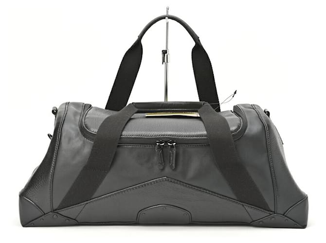 Autre Marque GLOBE-TROTTER Phantom 110th Anniversary Bill Amberg Custom Boston Bag Black Leather  ref.1491727