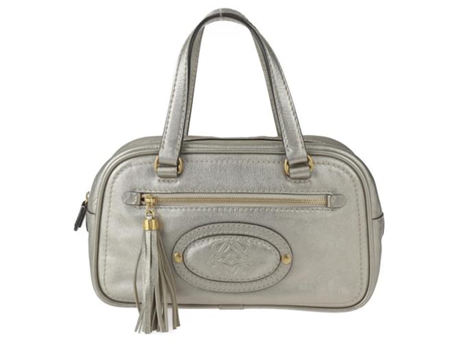 Sac Boston en cuir doré Loewe  ref.1491754