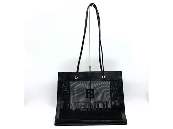 Black fendi tote online