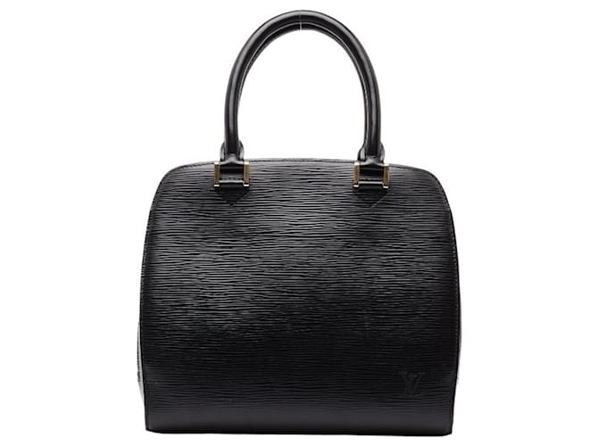 Louis Vuitton Epi Pont Neuf Handbag Black Leather  ref.1491932