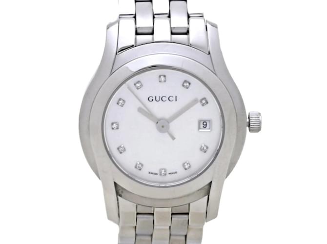 GUCCI G-Class YA055501 5500L Stainless Steel Ladies Watch  ref.1492047