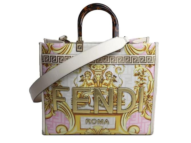 ☆FENDI☆ SUNSHINE medium Shopper 2wayバッグ ♪ FENDI Medium Sunshine Shopper Tote - Lilac – ALB