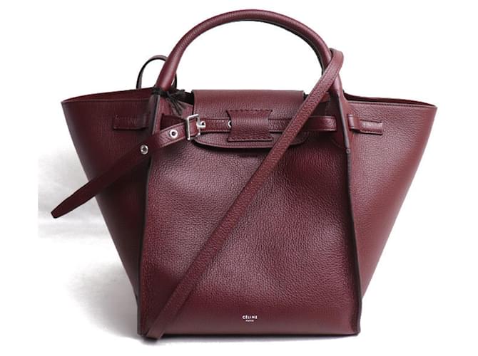 Celine big bag burgundy sale