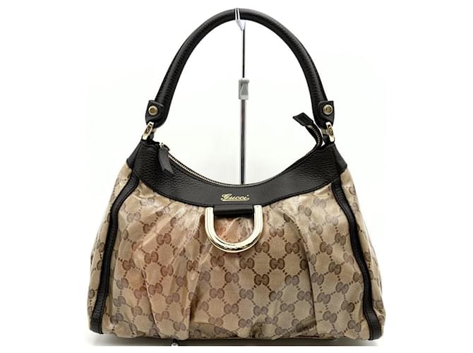 Bolsa Gucci Abby Line em cristal GG marrom  ref.1492125