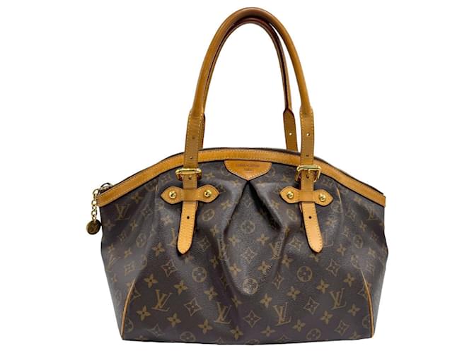 Louis Vuitton Monogram Tivoli GM Handbag Brown Patent leather  ref.1492143