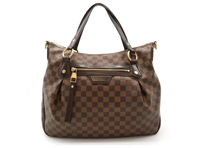 Evora Sac à main Louis Vuitton Damier Évora MM Plastique  ref.1492306