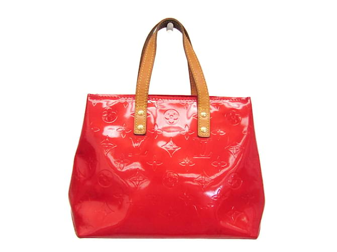 Sac à main Louis Vuitton Monogram Vernis Reade PM Cuir vernis Rouge  ref.1492433