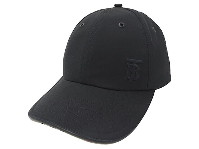 Cappello Burberry Uomo Con Visiera Cappello In Cotone Nero