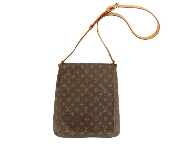 Schultertasche Musette Monogram Louis Vuitton Braun Monogramm 