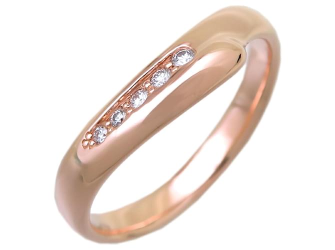 Tiffany & Co Bague en cœur en diamant de 0,04 ct Tiffany Or rose Doré  ref.1492573