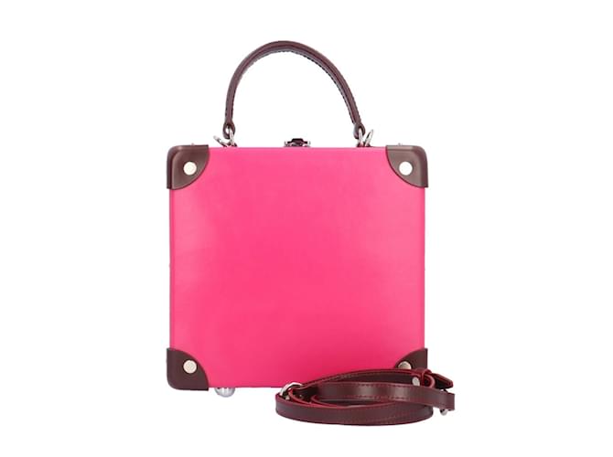 Autre Marque GLOBE-TROTTER The London Square Shoulder Bag Pink Leather  ref.1492623