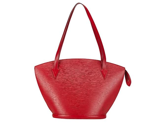 Louis Vuitton Epi Saint Jacques Shoulder Bag Red Leather  ref.1492756