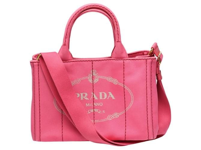 Prada Pink Denim Tote Bag John  ref.1492796