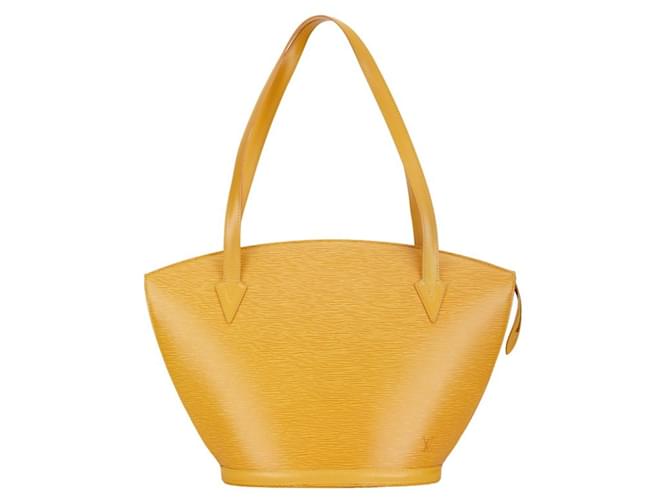 Sac à épaule Saint Jacques Epi Louis Vuitton Cuir Jaune  ref.1493103