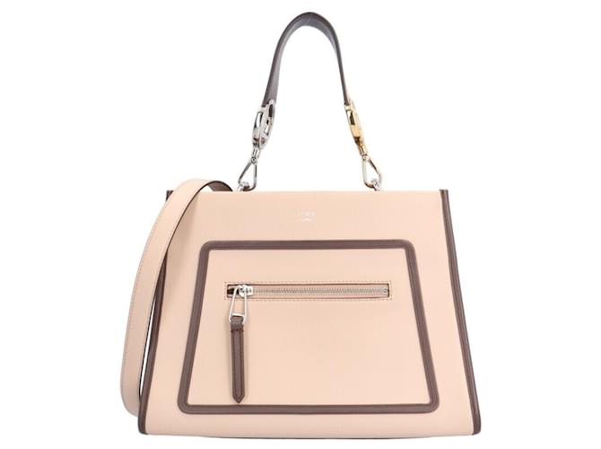 Sac à épaule Runaway Small de Fendi Cuir Rose  ref.1493358