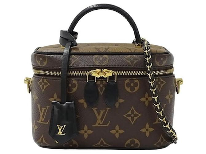 Louis Vuitton Monogram Reverse Handbag Patent leather Cloth  ref.1493400