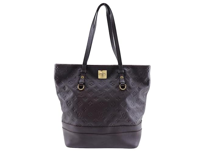 Bolsa Tote Citadine PM da Louis Vuitton Marrom Lona  ref.1493465