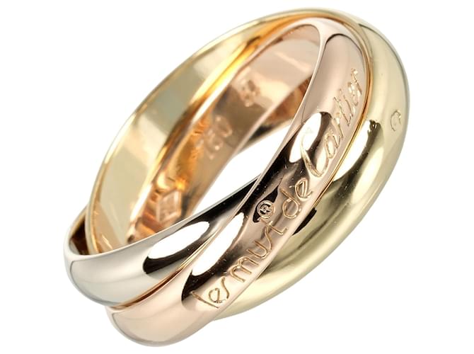 Cartier Trinity Band Ring in Yellow Gold Golden  ref.1493477