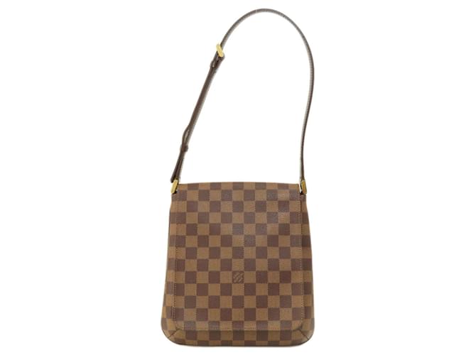 Salsa Bolso de Hombro Damier Ebene Louis Vuitton Lienzo  ref.1493484