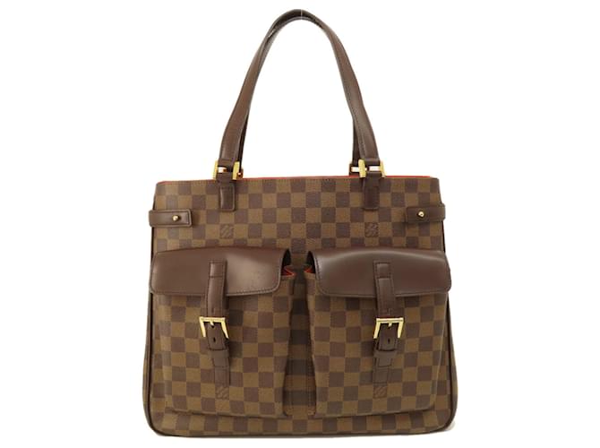 Sac tote Damier Ebene Louis Vuitton Toile Damier ebène  ref.1493489