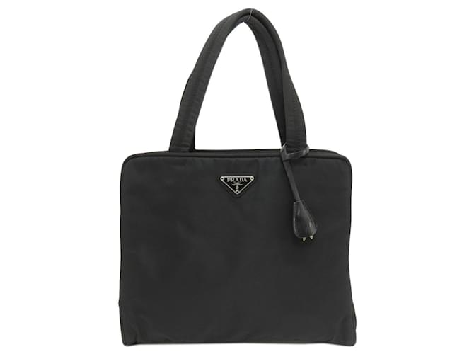 Sac à main en nylon noir Prada  ref.1493545