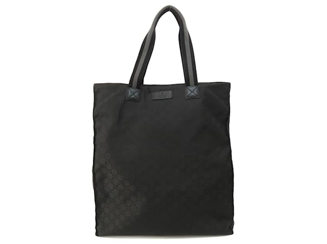 Bolso tote de nylon Gucci Negro  ref.1493558