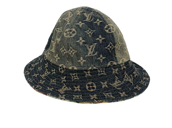 Louis Vuitton Blue Denim Bucket Hat